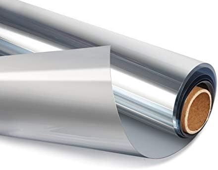HIDBEA One Way Privacy Window Film,Heat Blocking, Silver,35.4in x 32.8ft by HIDBEAWindowFilm