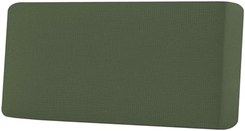 H.VERSAILTEX Super Stretch Individual Seat Cushion Covers Sofa Covers Couch Cushion Covers Slipcover Sets Thick Jacquard Textured Twill Fabric (1 Piece Sofa Cushion Cover, Bronze Green) by HVERSAILTEX
