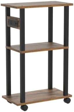 TUTOTAK Small Narrow Side Table, Set of 2 Skinny End Table - Image 6