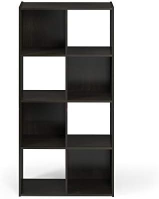 Furinno Pelli Cubic Storage Cabinet, 4x2, Espresso - Image 6
