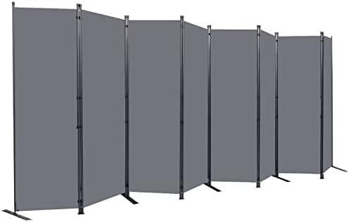 Room Divider 8 Panel-176''Wide,6FT Room Dividers and Folding Privacy Screen by HOMSCREENER