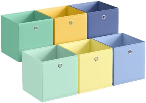 SONGMICS Storage Cubes, Set of 6 Odorless Foldable Storage Boxes by Unknown