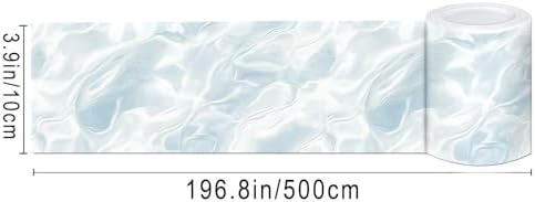 IVN Wallpaper Border Peel and Stick Wall Ice Water 4x196 Inch - Image 3