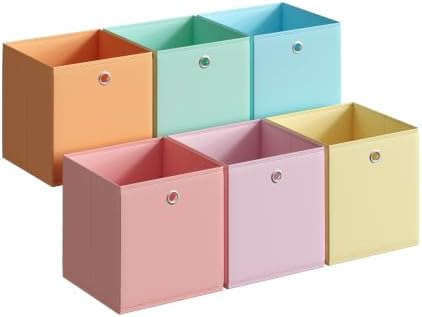 SONGMICS Storage Cubes, Set of 6 Odorless Foldable Storage Boxes by Unknown