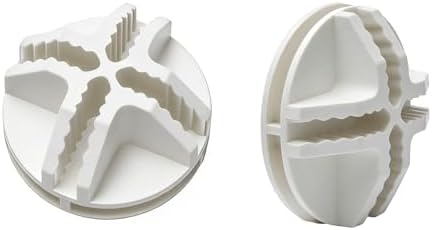 36 Pcs Wire Cube Plastic Connectors for Modular Closet Storage, Replacement Connectors for Metal Grid Shelving Units, White Plastic 36mm Diameter Fit (White) - Image 6
