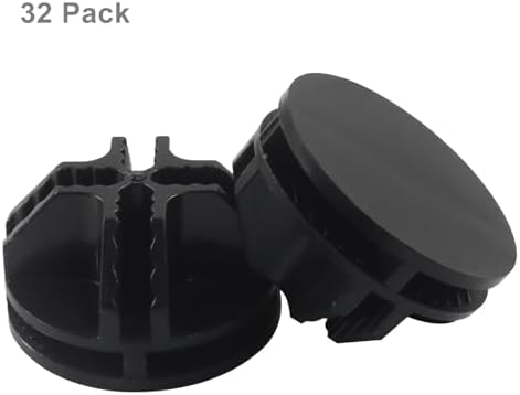 32 Pack Black Plastic Cube Connectors - Image 3