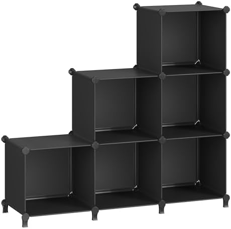 SONGMICS 6 Cube Storage Organizer, extra large DIY Closet Shelf by Unknown