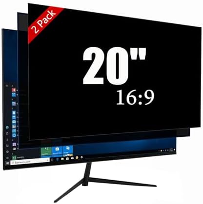 [2 Pack] 20 Inch Computer Monitor Privacy Screen, Blue Light Filter by Ceydebne