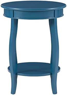 Powell Furniture Powell Teal Round Shelf Table - Image 4