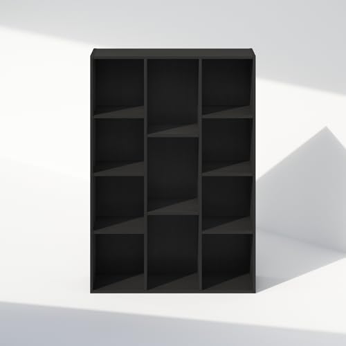 Furinno Reed Closet Organizers and Storage, 11-Cube Closet Organizer, Open Shelf Closet Storage, for Wardrobe, Bedroom, Living Room, Blackwood - Image 5