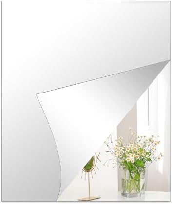 14 x 12'' x 1Pcs Acrylic Mirror Sheets for Wall Decor, 2.5mm Thick by DARENYI