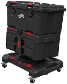 Keter Stack-n-Roll Dolly – Heavy-Duty Rolling Base Cart with Locking Wheels | Modular Mobile Workstation & Tool Storage Platform | Durable, Easy-Glide Design for Garage, Jobsite & Workshop - Image 7
