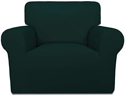 PureFit Super Stretch Chair Covers Fleece Couch Covers for Sofa Deep Teal by PureFit