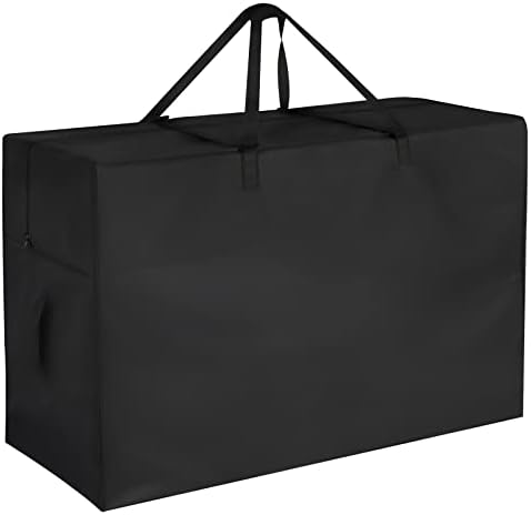 Tri Folding Mattress Storage Bag, Foldable Memory Foam Mattress Case, Carry Case for Tri-Fold Guest Bed Mattresses Fits 4-6 Inch Queen (Mattresses NOT Included) - 61"L x 18"W x 28"H by Jungdaoutdoorfurniturecover