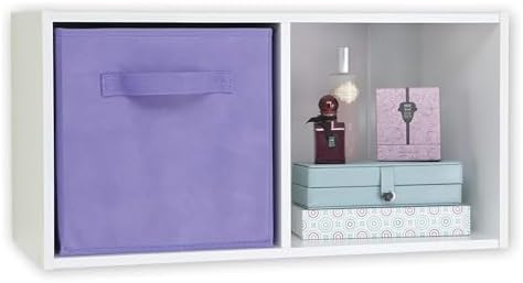 ClosetMaid 3878 Cubeicals Fabric Drawer, Light Purple, 2-Pack - Image 2