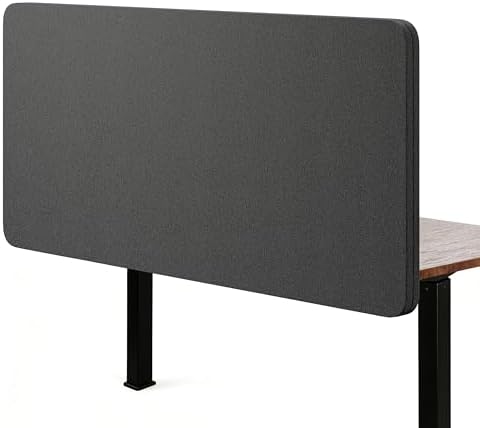 Desk Privacy Panel Sound Absorbing & Proof Desk Divider for Office by KERRAM