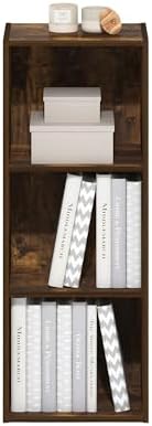 Furinno LUDER Book Shelf, 3-Cube Bookshelf, Bookcase with Open Shelves, 9.3 x 12 x 31.5, Easy Assembly, for Living Room, Bedroom, Home Office, Amber Pine - Image 6