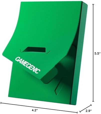 Gamegenic Cube Pocket 15+ Deck Box - Slim Card Holder for Cube Drafting and Card Protection, Modular System Perfect for TCGs, LCGs, Board Games and RPGs, Green Color, Made - Image 6