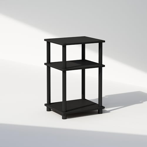 Furinno JUST Toolless 3-Tier Night Stand, Open Storage, Americano - Image 6