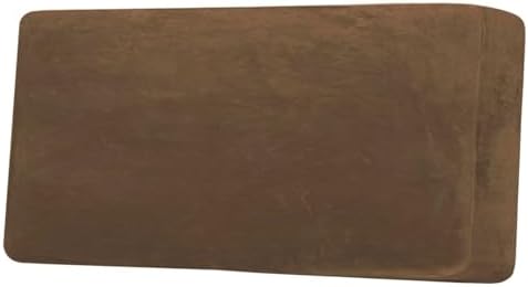 H.VERSAILTEX Velvet Stretch Individual Couch Cushion Cover Plush Cushion Slipcover for Loveseat Sofa Cushion Furniture Protector Seat Cushion Sofa Cover (1 Piece Sofa Cushion Cover, Bronze Brown) by HVERSAILTEX