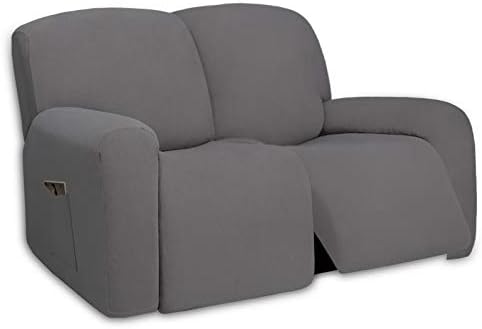PureFit Super Stretch Loveseat Recliner Sofa Couch Cover with Pocket by PureFit