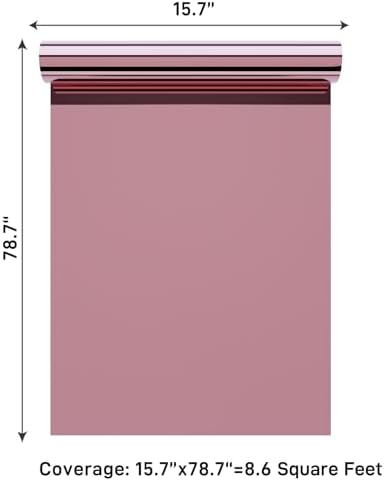 VaryPaper 15.7"x78.7" Rose Gold Mirror Wallpaper Peel and Stick Mirror Contact Paper for Cabinets Appliance Mirrored Stickers Reflective Flexible Self Adhesive Mirrored Vinyl Sheet for Crafts Decor - Image 6
