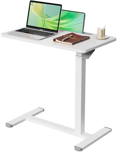 Gibbon Mounts 28” Rolling Mobile Standing Desk, Bedside Table with Wheels by GIBBONMOUNTS