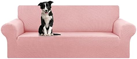 KEKUOU Stretch Oversized Couch Covers for Sofa Slipcover,Dusty Pink by KEKUOU