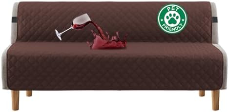 Turquoize 100% Waterproof Futon Cover Slipcover Armless Sofa Protector by Turquoize
