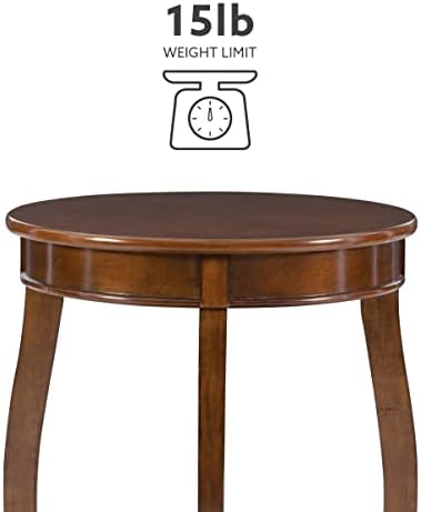 Powell Furniture Powell Hazelnut Round Shelf Table,, 18"L x 18"W x 24"H - Image 4
