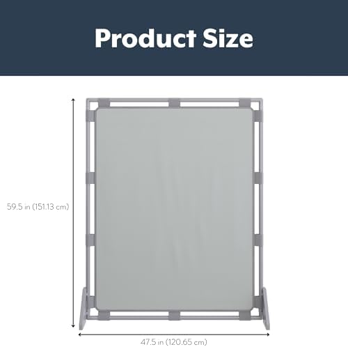Children's Factory PlayPanel Room Divider 59.5" x 47.5", Glacier Gray - Image 3