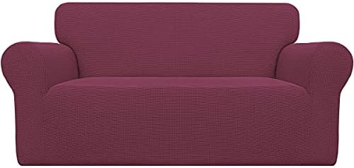 Easy-Going Stretch Loveseat Couch Covers Washable ASH Rose by Easy-Going