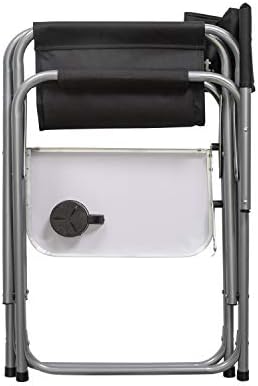 Stansport Directors Chair with Side Table, One Size, Black - Image 6