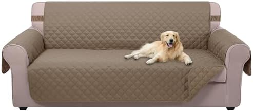 U-NICE HOME Large Sofa Cover Reversible Couch Cover for Dogs, Taupe by U-NICEHOME