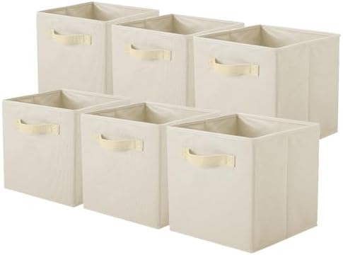 ShellKingdom Storage Bins, Foldable Fabric Storage Cubes And Cloth Storage by ShellKingdom