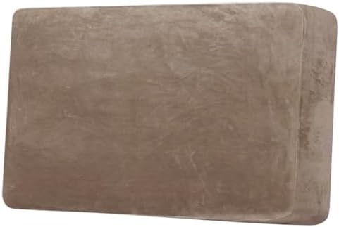 H.VERSAILTEX Velvet Stretch Individual Couch Cushion Cover Plush Slipcover for Loveseat Sofa Seat Furniture Protector Cover (1 Piece Loveseat Cushion Cover, Camel) by HVERSAILTEX