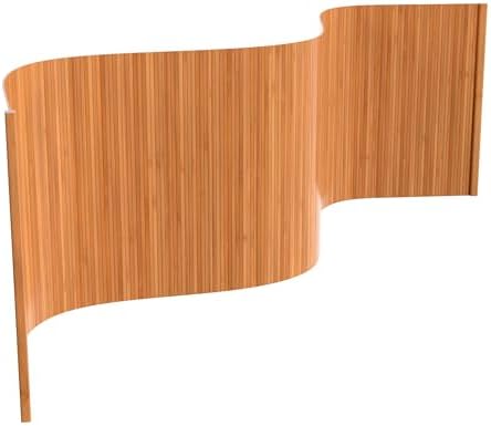 Red Lantern 2 ft. Short Bamboo Wave Screen - Natural by RedLantern