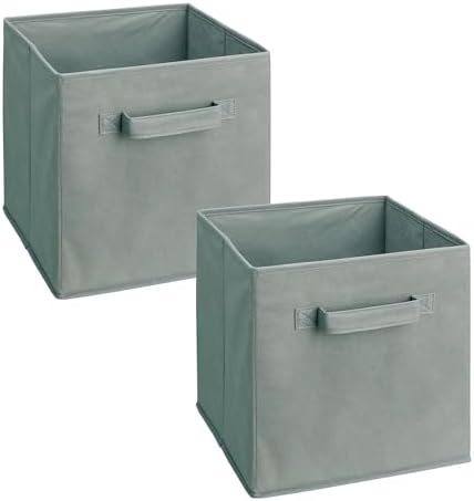 ClosetMaid 18657 Cubeicals Fabric Drawer, Gray, 2-Pack by ClosetMaid