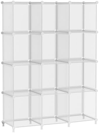 AWTATOS Closet Organizers, 12 Cube Storage Organizer, Transparent Twill by AWTATOS