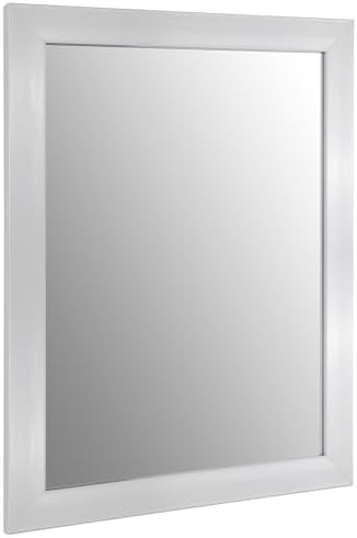 Ruomeng Wall Mirror Rectangle Decorative Mirror 12x16 Inch, Nickel by Ruomeng