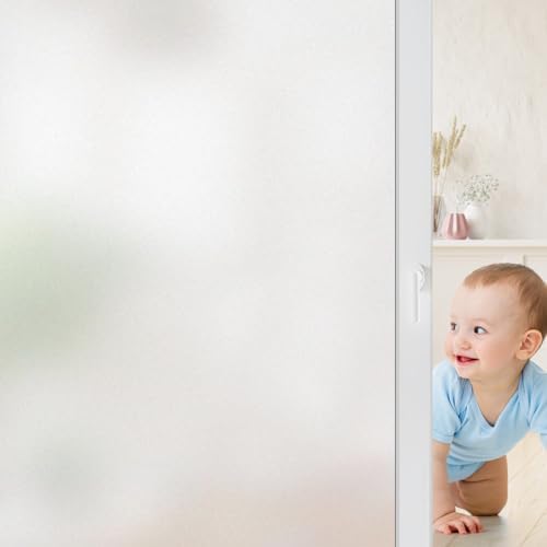 STATINT Frosted Glass Privacy Window Film UV Blocking, 45.2in x 6.5ft by STATINTWINDOWFILMS