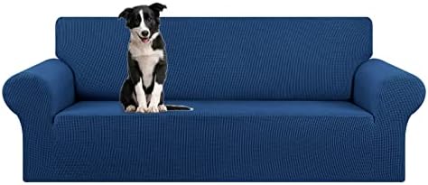 KEKUOU Stretch Oversized Couch Covers for Sofa Slipcover,Classic Blue by KEKUOU