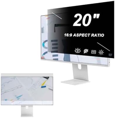 20 inch Computer Monitor Privacy Screen for 16:9 Aspect Ratio by TYLGDSGS
