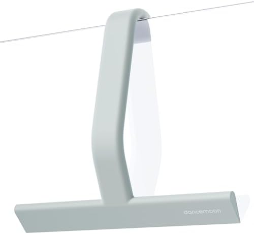 dancemoon JustHang Shower Squeegee with Built-in Hook, 10-Inch Sage Green by dancemoon