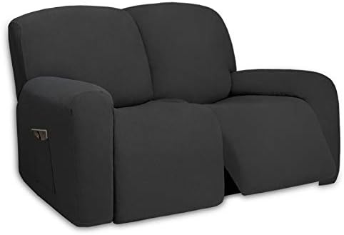 PureFit Super Stretch Loveseat Recliner Sofa Couch Cover with Pocket by PureFit