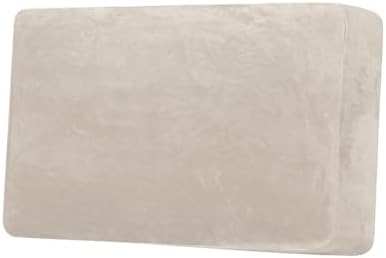 H.VERSAILTEX Velvet Stretch Individual Cushion Cover Plush Cushion Slipcover for Loveseat Sofa Furniture Protector Seat Cushion Sofa Cover (1 Piece Loveseat Cushion Cover, French Oak) by HVERSAILTEX