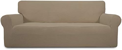 Easy-Going Stretch Oversized Sofa Couch Slipcover Washable Natural by Easy-Going