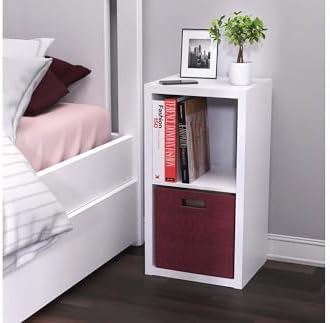 ClosetMaid 7112 Decorative Fabric Storage Bin, Red - Image 4