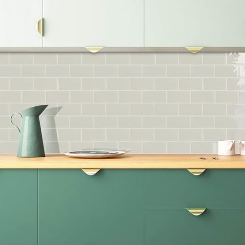 STICKGOO 10-Sheet Subway Tile Peel and Stick Backsplash, Self Adhesive Vinyl Wall Tiles, Stick on Backsplash for Kitchen and Bathroom(Thicker Design) - Image 2