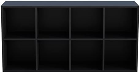 OSCHF 8-Cube Storage Shelf Bookcase, Black - Image 5